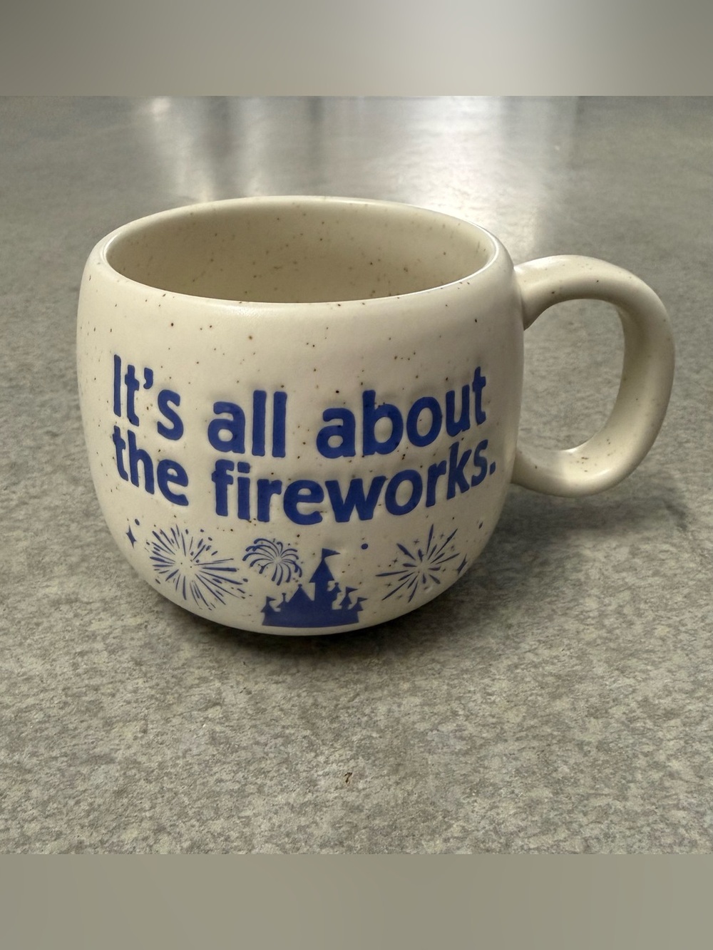 Disney Parks Cinderella Castle It's All About the Fireworks 18oz Coffee Mug